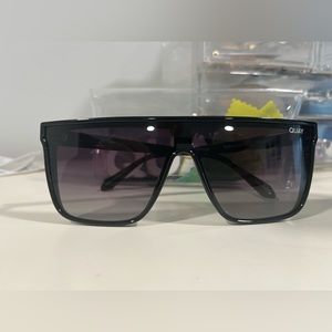 Quay Nightfall Medium Shield Sunglasses (Polarized)